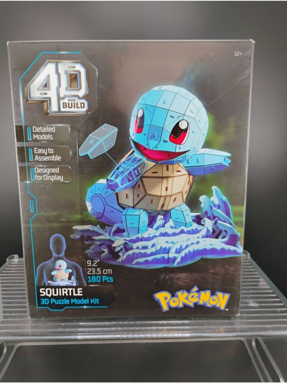 Pokémon Squirtle 4D Build 180-Piece 3D Puzzle Model Kit